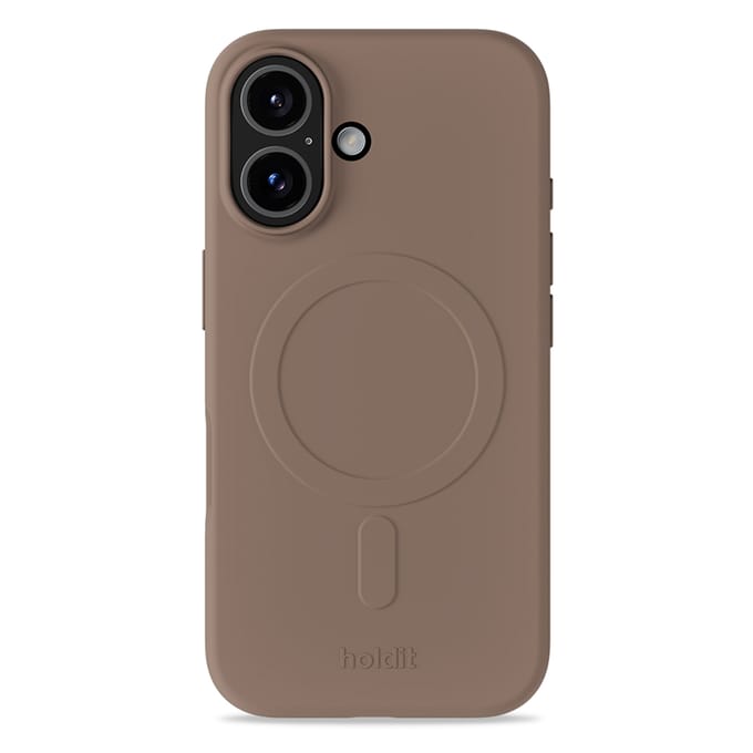 Holdit Soft geschikt voor MagSafe Case geschikt voor iPhone 16 - Mocha Brown