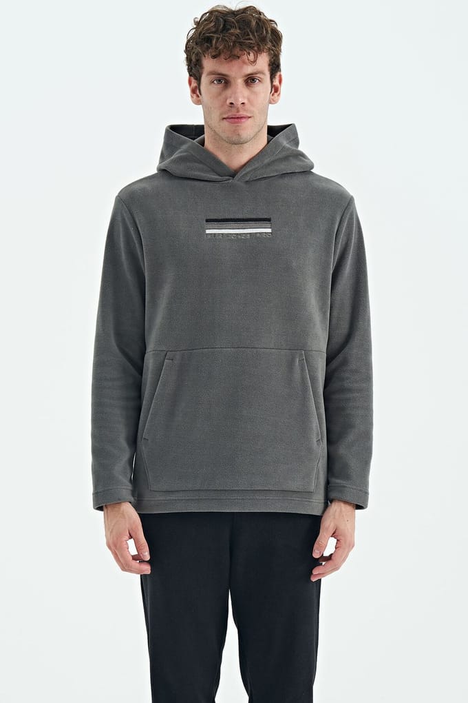Heren Hoodie met Gedrukt Logo