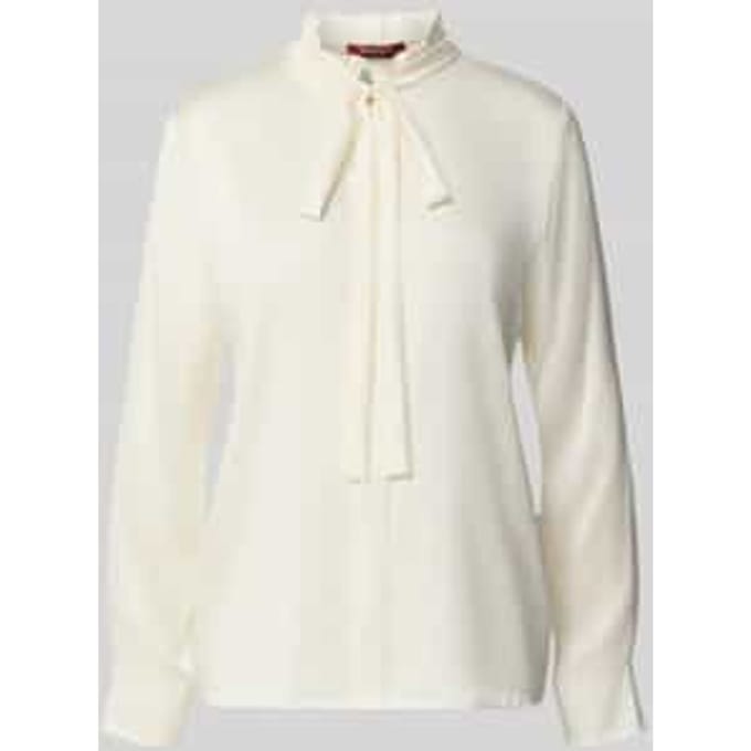 Regular fit blouse van zijdemix, model 'GILLES'