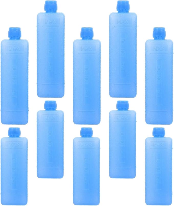 Koelblokken Set - Vrieselementen IJsblokken - Voedsel Vers Houden - Lekvrije Formule - Compact Formaat - Blauw