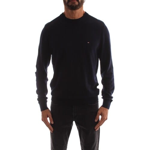 Tommy Hilfiger Tommy Hilfiger Pullover Pima Org Cotton/Cashmere Crew Neck Navy Blue  2XL