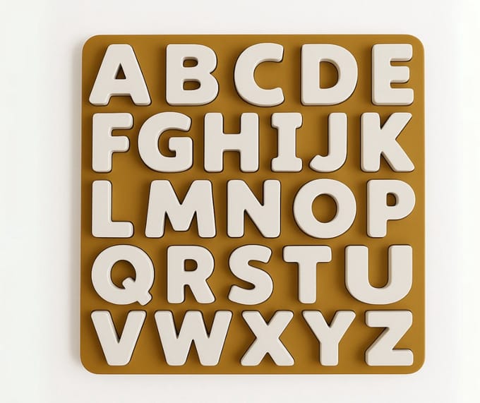 Alfabet puzzel - VintaToys