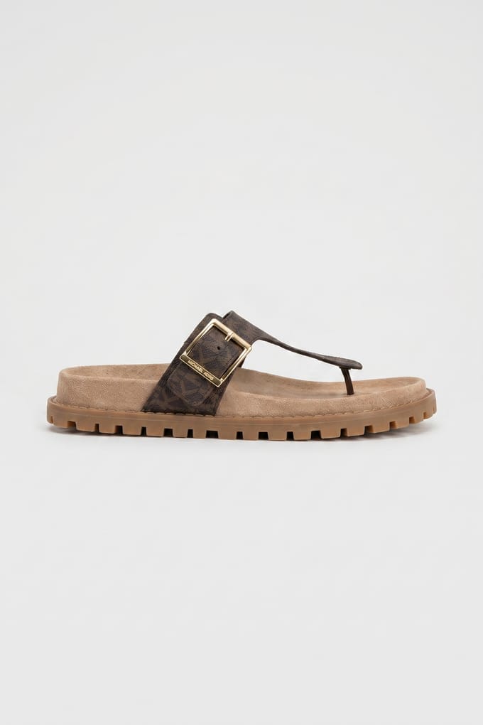 Michael Kors Easton Flat Thong Brown Taglia: 38.5 | Infradito Outlet | Donna | Marrone