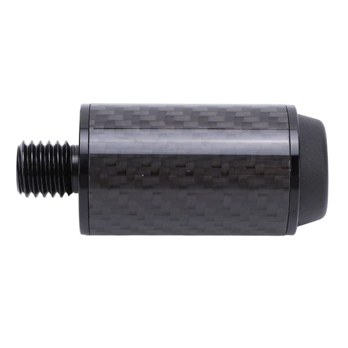 2 Inch Poolkeu Verlengstuk Koolstofvezel Biljartkeu Verlengstuk met Bumper voor Peri Keu Accessoires black