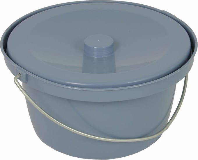 Drive toiletemmer - 5L - Met waterslot en stankafsluiter