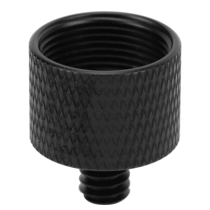 Microfoonstandaard Adapter 58 Inch Vrouwelijk naar 14 Inch Mannelijke Schroefdraad Adapter voor Microfoonstandaard black