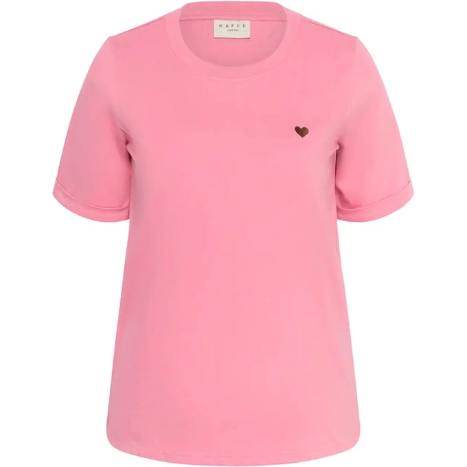 Dames-T-shirt KAFFE Curve KCArt