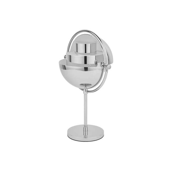 Gubi Accu-tafellamp Multi-Lite, hoogte 30 cm, chroom/chroom