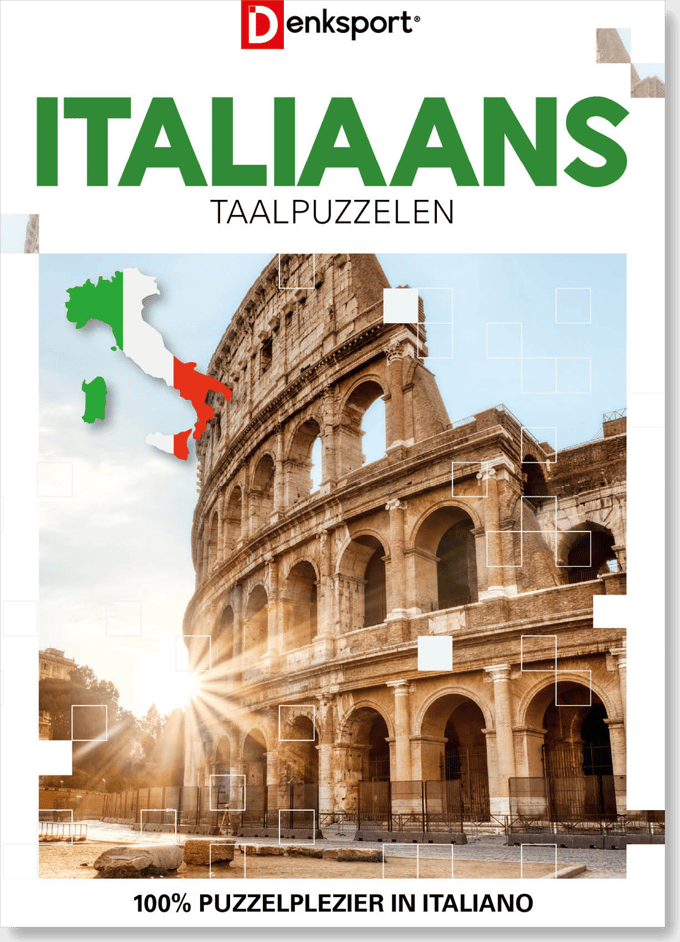 Denksport Italiaans Taalpuzzelen puzzelboek