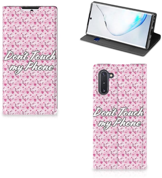 Samsung Galaxy Note 10 Design Case Flowers Pink DTMP
