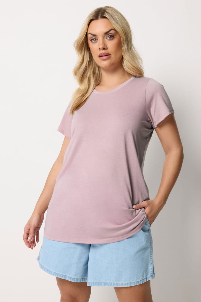 Yours 2Pack Groene En Roze Tshirts Met Korte Mouwen Size 54-56