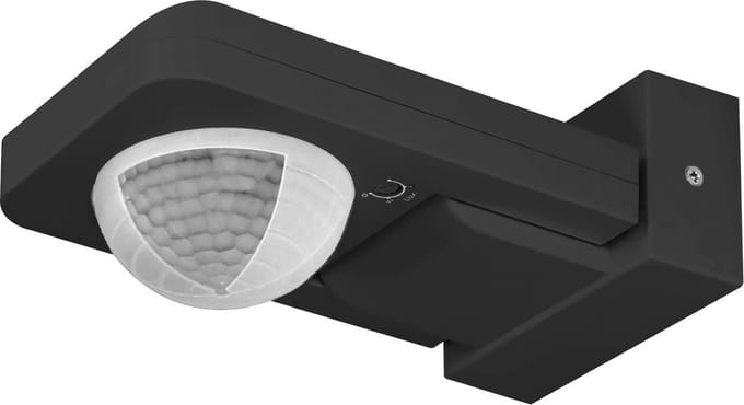 Bewegingsmelder met Schemerschakelaar – IP65 – 360° Detectie – Bewegingssensor 20m Bereik - Zwart