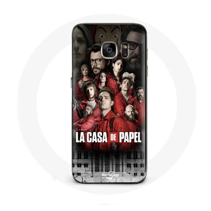 Samsung Galaxy S7 hoesje La casa de papel posterkarakters