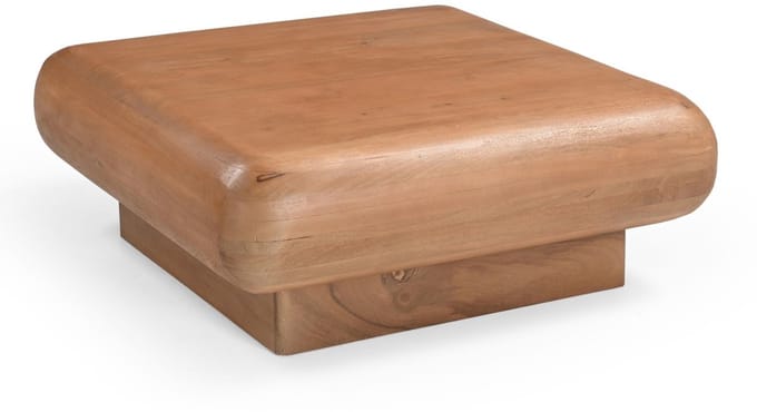Starfurn Salontafel Fedde - Vierkant Naturel Hout - 80x80x32cm