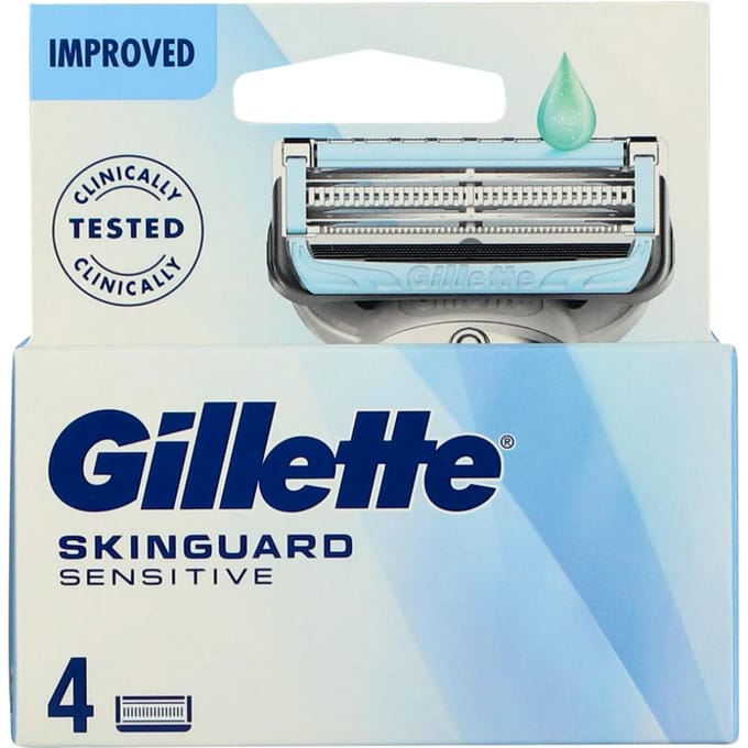 Gillette Skinguard Sensitive Razorblades 4 st