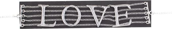 Halsketting love - Zilver