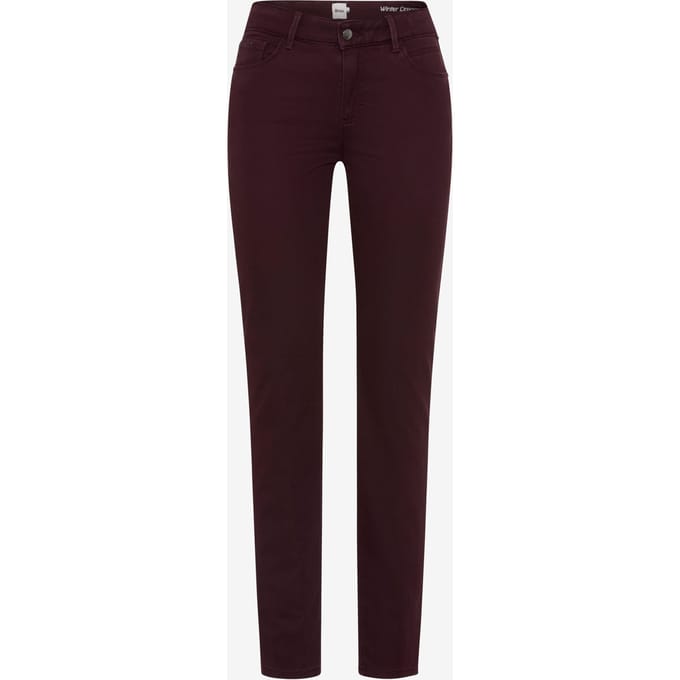 Brax Dames Broek  Style MARY BLACKBERRY VIOLET, donkerpaars, maat 34K