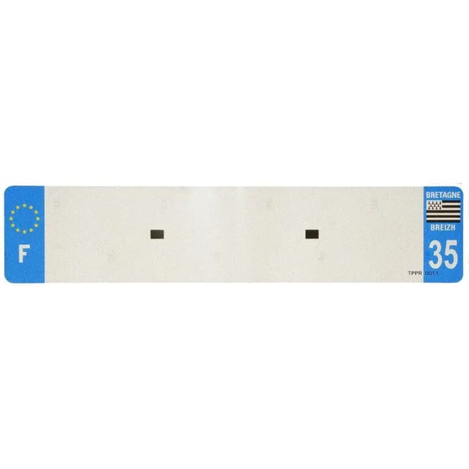 Nummerplaatstrip voor pvc Top Plaq 35