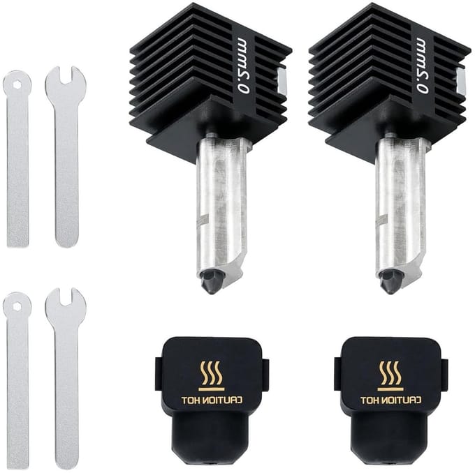 Hotend kit voor 3D-printer met siliconen sok, 2 stuks, geschikt voor A1/A1 Mini, verbeterde printkwaliteit en hittebestendigheid