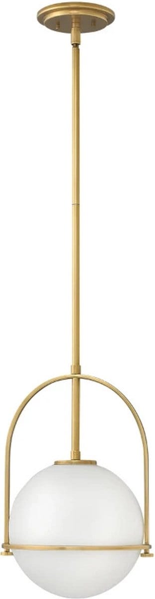 Hinkley LED Hanglamp Somerset | 1X E27 Max 60W | Dimbaar | Heritage Brass