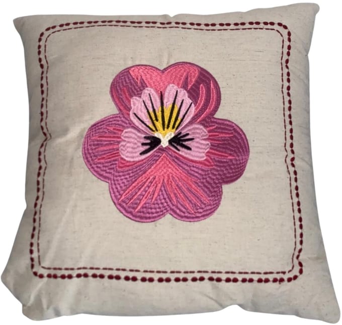 Mica Violet Sierkussen 45x45 cm – Roze – Decoratiekussen