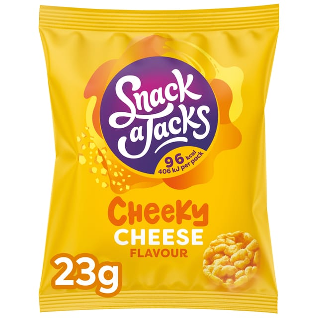 Snack A Jacks Crispy Cheese - Tussendoortje - 8 x 23 gram