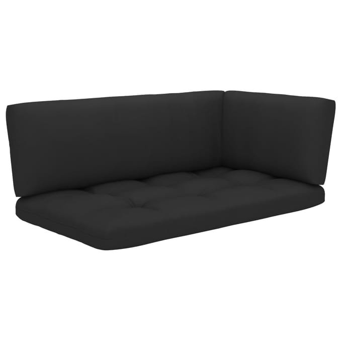 vidaXL - Tuinhoekbank - pallet - geïmpregneerd - grenenhout - wit