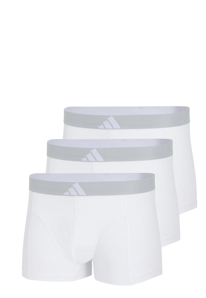 Aansluitende boxershorts 3-pack Wit - ADIDAS M