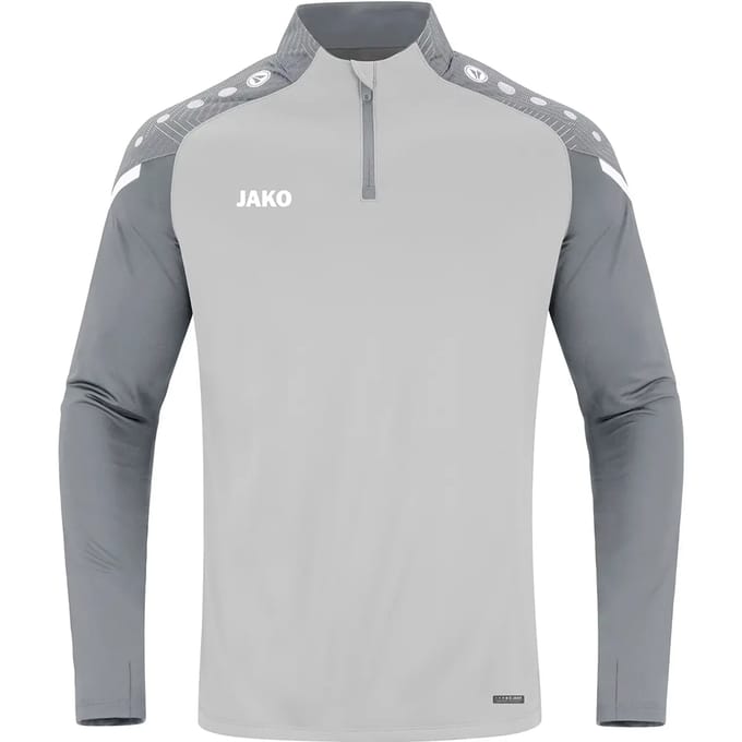 Jako - Ziptop Performance - Grijs Voetbalshirt Kids-152