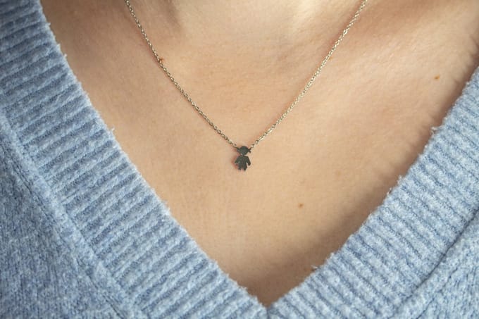 Zus dochter kind Stainless Steel ketting | zilverana | damesketting | collier