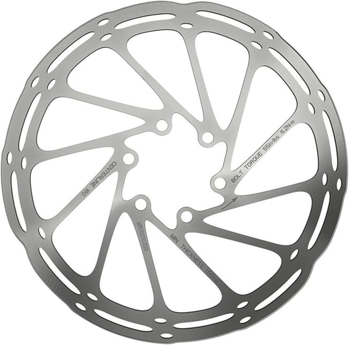Fietsrem Rotor - Remonderdeel - Veilig Remmen - Geluidsarme Werking - 180mm 6 Bouten