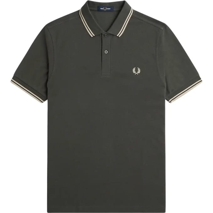 Fred Perry Polo M3600 Donkergroen U98 - Maat L - Heren