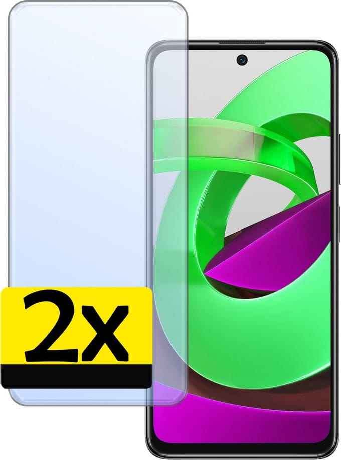 Screenprotector - Geschikt voor Xiaomi Poco M4 Pro 5G - 2 Stuks - Extra Sterk - Beschermglas - Gehard Glas - Tempered Glass - Screen Protector