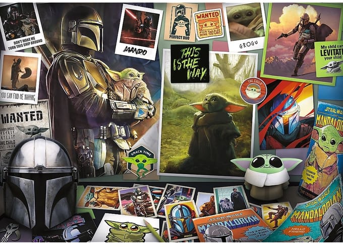 Trefl Puzzle - Star Wars - Grogu Collection (1000 pieces) 2D Puzzels