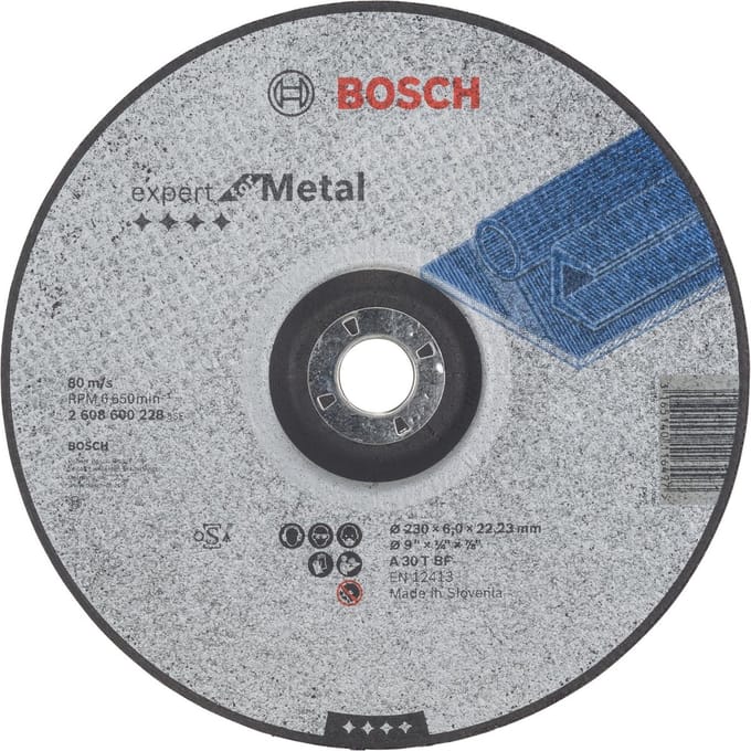 Bosch SLIBESKIVE METAL Ø230X6