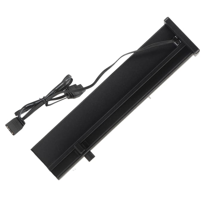 Support de GPU ARGB Alliage d'Aluminium Base Magnétique Coulissant Réglable Support GPU pour Bureau blanc