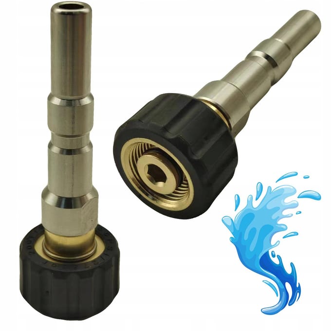 Rosfix Adapter Vervanging - M22x1,5 14mm Spuitverbinding - Robuust, Universeel - Geschikt voor Nilfisk, Kränzle
