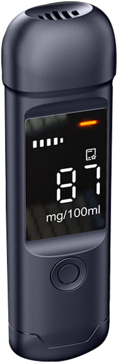 Digitale Alcoholtester -Alcoholtesters-Breathalyzer for Alcohol-Professional-Geschikt Oplaadbaar-blauw