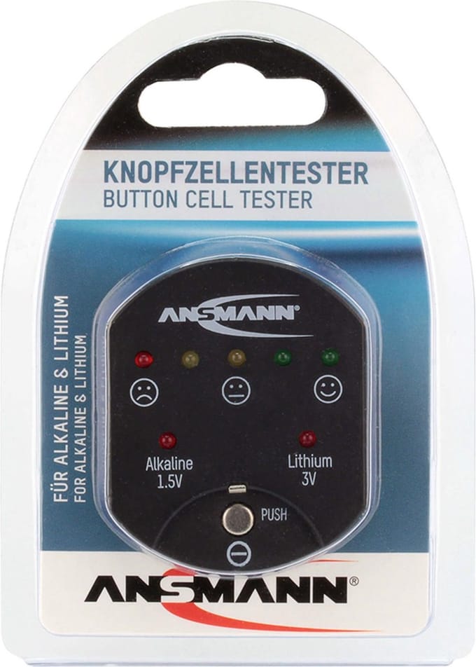 Ansmann - Ansmann Universeel Knoopceltester - 30 Dagen Niet Goed Geld Terug