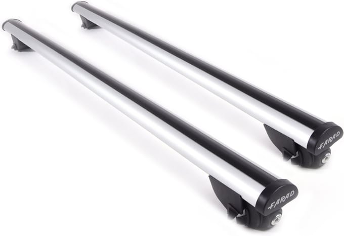 Dakdragers geschikt voor Kia EV9 vanaf 2023 open dakrailing - Aluminium - Hoog laadvermogen 100kg - Merk Farad