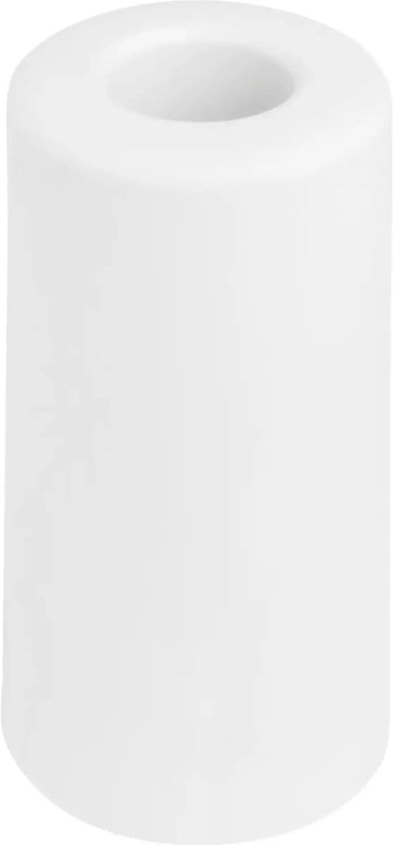Deltafix Deurbuffer - Wit Rubber - Schroefmontage - 75 x 40 mm - Duurzaam en Beschermend