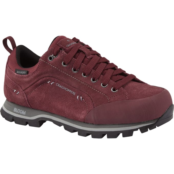 Craghoppers Heren Jacara 2 Leren Trainers (Wildberry)