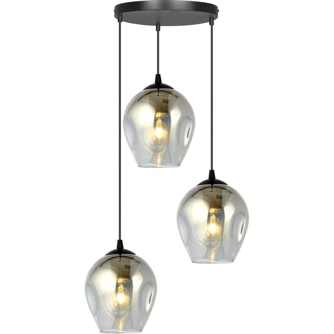 3-lichts hanglamp Noah rond | Loft46