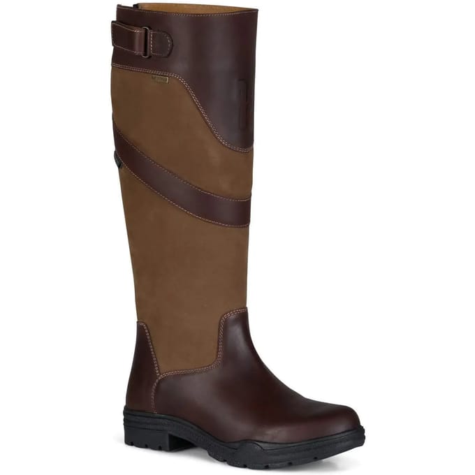 Horze Waterford Waterdicht Countrylaarzen, Dark Brown/Dark Brown, 36