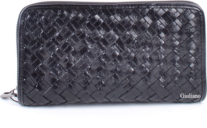 Giuliano portemonnee Orianna - Zwart - Dames - Made in Italy
