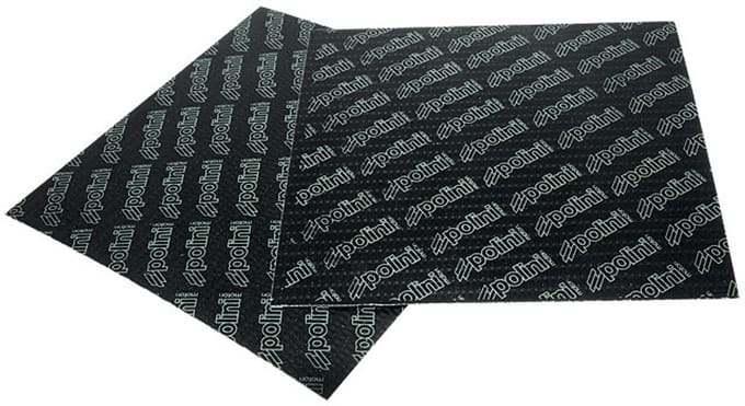 Membraanplaatvel Polini carbon 0.33 mm (2x 110x100mm)