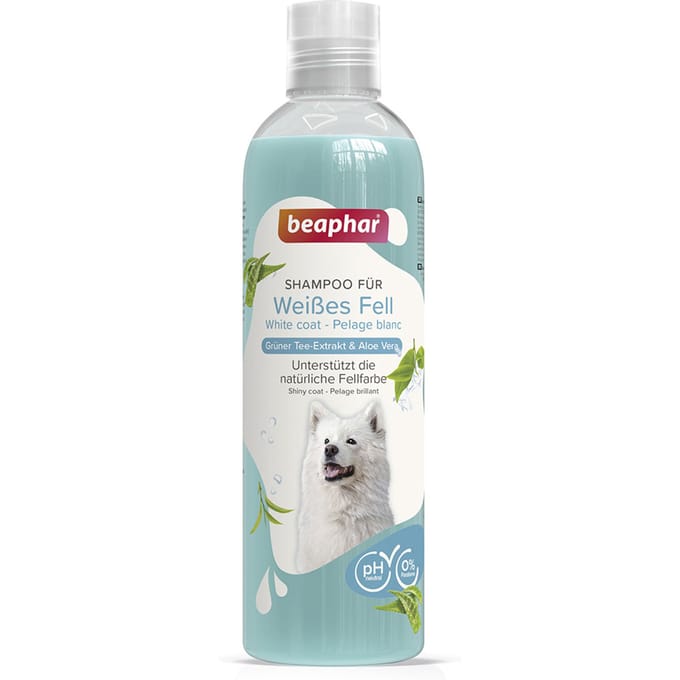 250ml beaphar hondenshampoo voor witte vacht