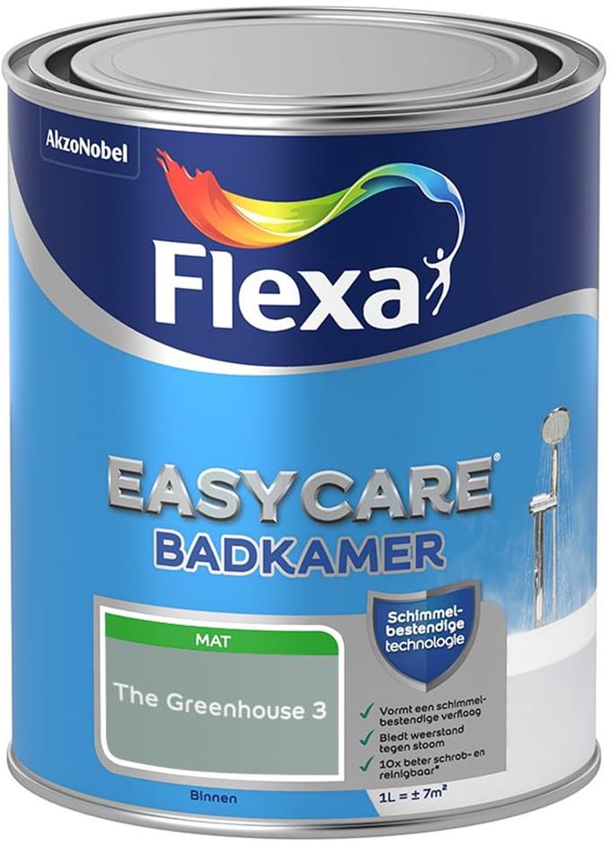 Flexa - Easycare Badkamer - The Greenhouse 3 - Mengverf - 1 L