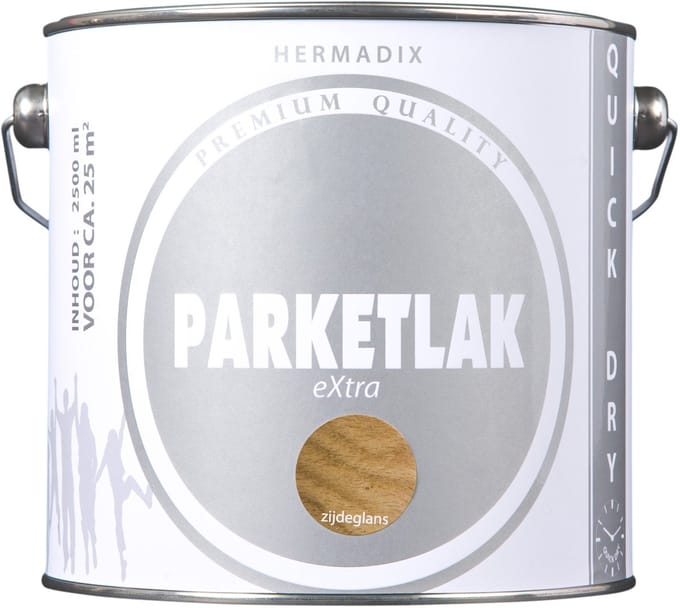 Hermadix Parketlak eXtra - Zijdeglans - 2,5 liter