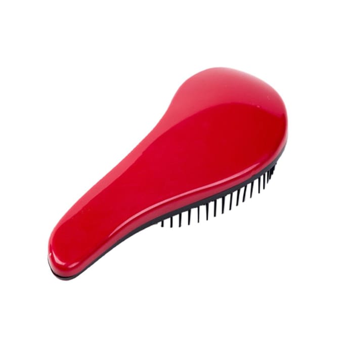 Handvat Ontwarrende Kam Douche Haarborstel Salon Styling Temmer zwart